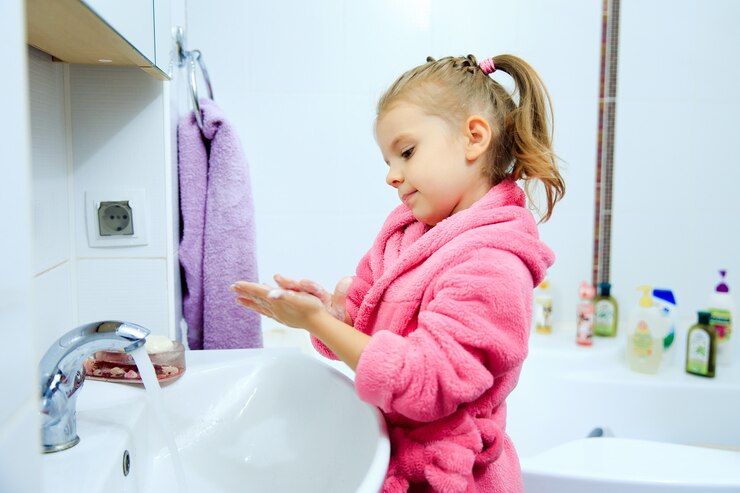 Guide d'aménagement : Salle de bain adaptée aux enfants-background